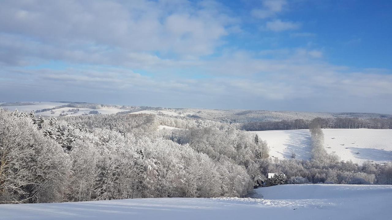 Ferienwohnung Floehatalblick Olbernhau Buitenkant foto